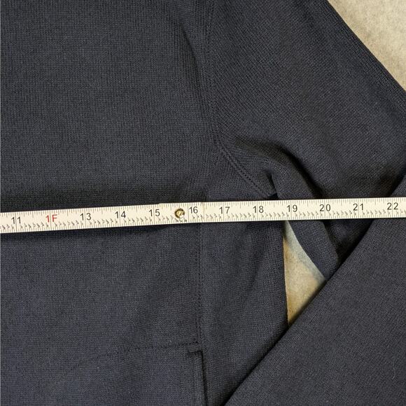 J.Crew The Sporting Life Summit Fleece 1/4 Zip Sweater Navy Men’s Small S - Picture 7 of 9